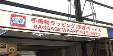 passenger information, baggage wrapping, delivery, and wifi rental services